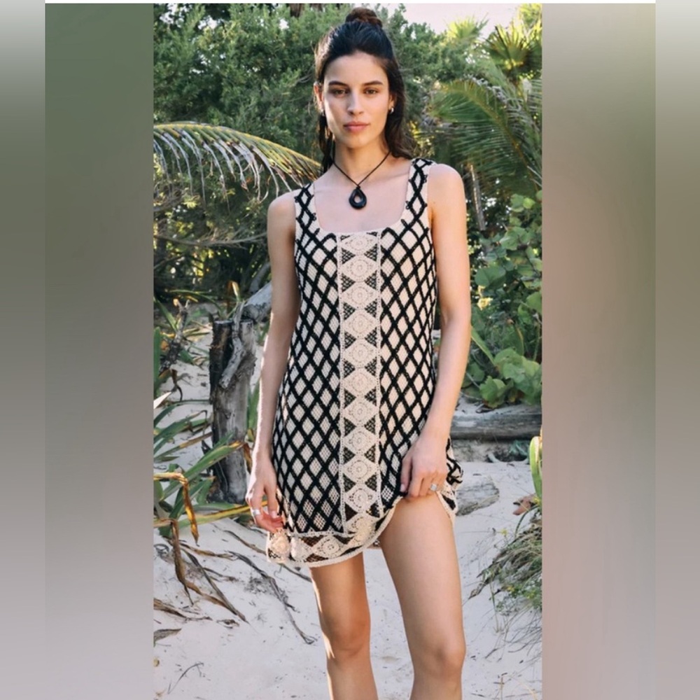 Z Supply PLAYA CROCHET MINI DRESS-NWT size XS